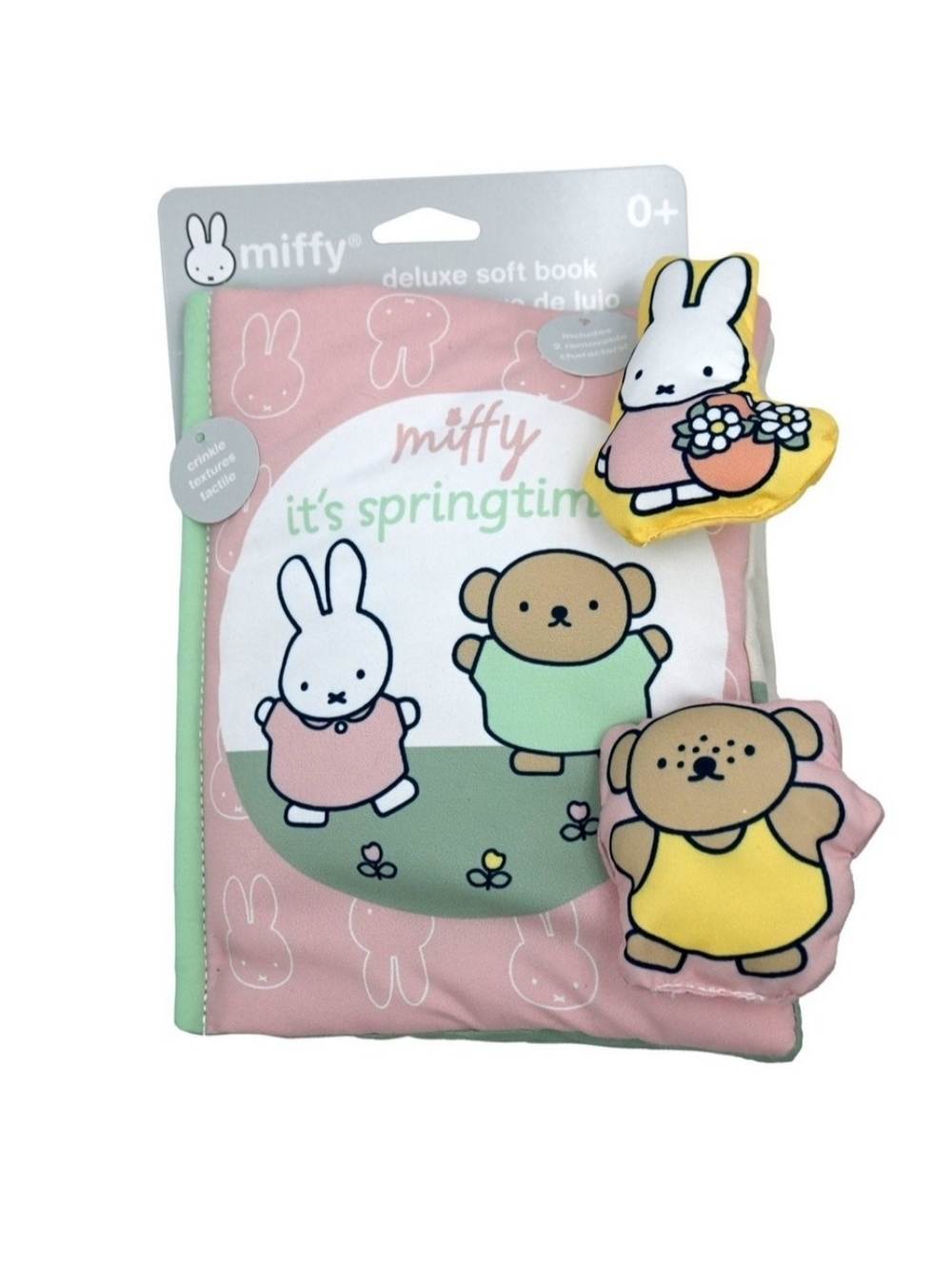 NWT Miffy Spring Deluxe Baby Soft Book Sensory Toy Miffy & Boris Baby Shower